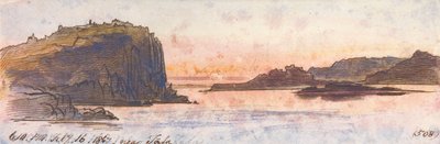 Near Tafa, 6:10 pm, 16 February 1867 by Edward Lear